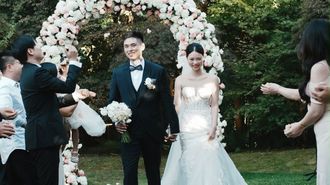 As&iacute; fue la boda china entre Anli y Jinye en Galicia, cuatro vestidos y muchas curiosidades