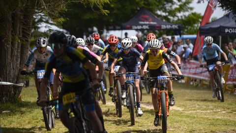 Salida de la prueba de categor�a infantil en Monte Castrove