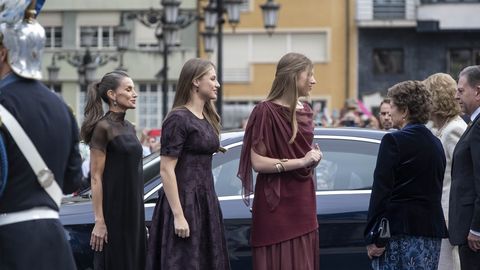 Llegada a la entrega de los Premios Princesa de Asturias 2025