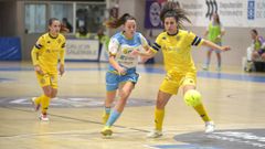 Laura S�nchez durante un partido de hace dos temporadas ante el Mar�n Futsal