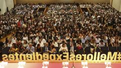 Homenaje de la USC a los alumnos que sacaron m�s de 9 en la fase general de selectividad