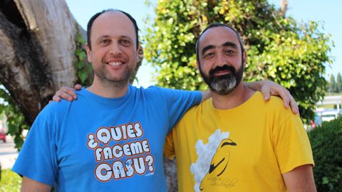 Bertu Ordiales y Rub�n Fern�ndez, dos de los promotores de Sabencia