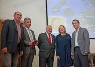 A tradutora, xunto con Angueira, Garc�a, Alonso e Gonz�lez<span lang= es-es >. </span>