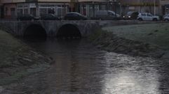 La laguna del Parque dos Condes amaneci� congelada este lunes por segundo d�a