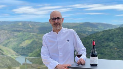 Rafa Centeno en el restaurante Vertigo