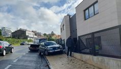 El accidente se produjo a mediod�a de este martes en Montrove (Oleiros).