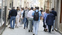 Ambiente este fin de semana en calles de Viveiro