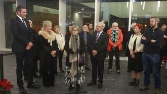 Tereixa Novo, de Fuxan os Ventos, durante a sa intervencin na inauguracin do auditorio