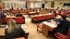 Vista general de la Comisi�n de Presupuestos celebrada en el Congreso
