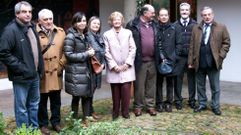 Los promotores de la idea, en una foto tomada un mes despu�s del premio de la loter�a