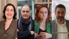 Elena Ampudia, Antonio Davila, Elvira Carregado
 y Luciano Alfaya.