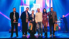 Equipo del SonR�as Baixas en la gala de los Iberian Awards