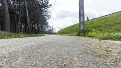 Un tramo de la senda peatonal