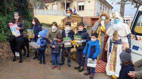 Los Reyes Magos pasaron por diferentes parroquias del municipio de Sober