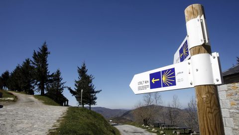 En el entorno de O Cebreiro, puerta de entrada del Camino Francs en Galicia