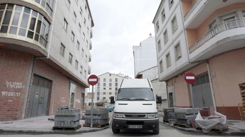 Salida de Ram�n Otero Pedrayo a la calle Lois Pereiro