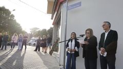 Calle dedicada a Andrea L�pez Chao en Mondo�edo (archivo)