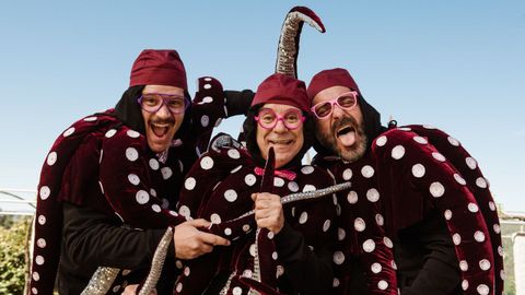 Touriñán, Miguel de Lira e Federico Pérez en <+ Cuñados>