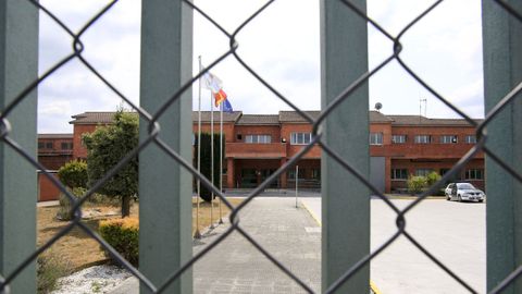 Fachada del centro penitenciario de Bonxe, en Outeiro de Rei.