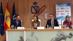 Luis Garc�a, Ana Mu�oz, Carlos Garc�a y Luc�a Marti�o, en el acto en Madrid. 