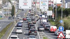 Regresan las retenciones al puente de A Pasaxe