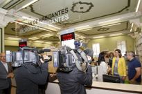 La alcaldesa, Lara M�ndez, visit� ayer varios servicios en el edificio administrativo. 