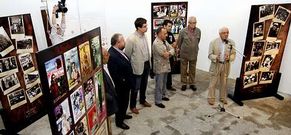 O presidente do grupo cinematogr�fico Fonmi��, Xulio Xiz, interviu no acto da Semana de Cine.