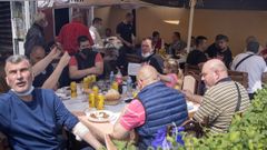 Vacunaci�n contra el covid-19 en un restaurante de Kragujevac, Serbia