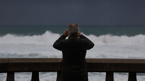 La borrasca Ingrid, a su paso por A Coru�a