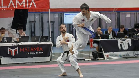 Campeonato gallego de hapkido en el Pabell�n de Barra�a