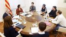 Reuni�n de trabajo entre la Generalitat y los comunes para intentar lograr un acuerdo sobre las cuentas p�blicas para el 2026.
