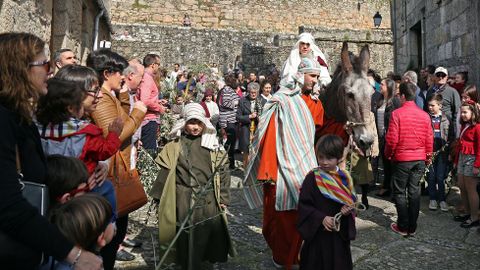 SEMANA SANTA EN BARBANZA, PROCESIN DE LA BORRIQUITA Y BENDICIN DEL DOMINGO DE RAMOS