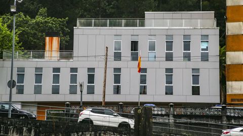 Imagen del cuartel de la Guardia Civil de Noia