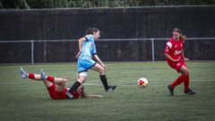 Partido de la EFM Concello de Boiro femenino contra el Tomi�o