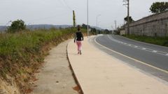 Nueva senda peatonal entre Mar�n y Seixo, en la PO-551