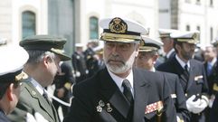 Bol�bar, en su toma de posesi�n como almirante del Arsenal de Ferrol