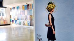 Exposici�n de la Bienal Internacional de Cartelismo Terras Gauda en la Estaci�n Mar�tima.