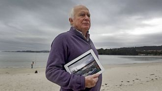 Serafn Daz, en una foto de archivo en la playa de Cabanas, donde viva