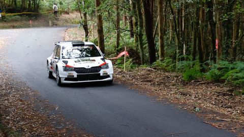Participante en el Rali de Ferrol, en foto de archivo.