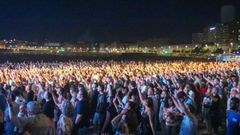 P�blico en Riazor durante la celebraci�n del festival Noroeste del 2023