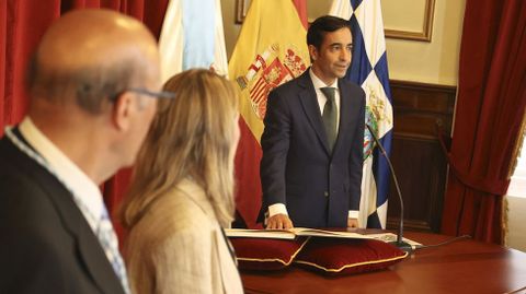 Jos Manuel Rey Varela el da de su toma de posesin como alcalde.