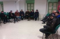 Algunos de los ganaderos afectados se reunieron ayer en Maceda.