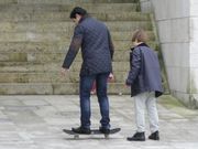 Una clase para dominar la t�cnica del patinete de los Reyes. 