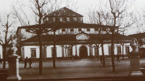 Se proyectaron im�genes antiguas de la c�rcel que ide� Nemesio Cobreros a finales del XIX. Esta foto es de 1915