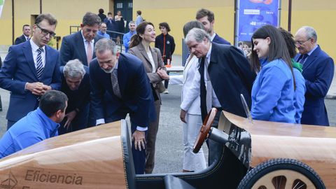 Felipe VI se interes� por los proyectos de As Mercedes