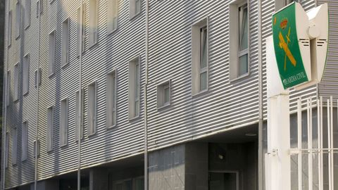 El puesto principal de la Guardia Civil en O Milladoiro, en el concello de Ames.