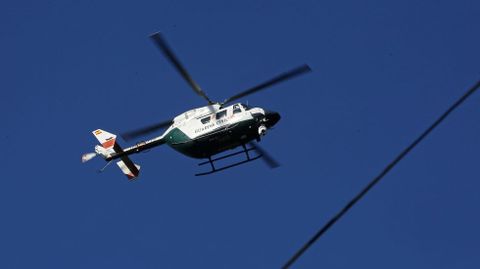 Operativo antidroga de la Guardia Civil en el poblado de O Vao