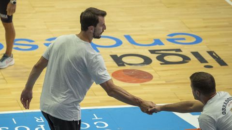 Westermann, en su primera temporada en el Obradoiro