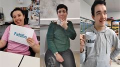 Os usuarios e usuarias de Amencer prepararon os agasallos