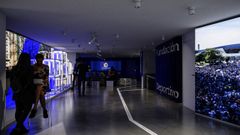 Recreaci�n del museo del Deportivo.